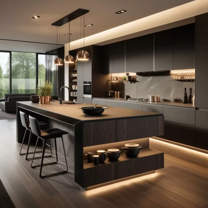 طراحی داخلی آشپزخانه مدرن