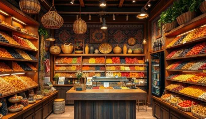 Dry store decor design