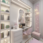 طراحی دکوراسیون اتاق دخترانه