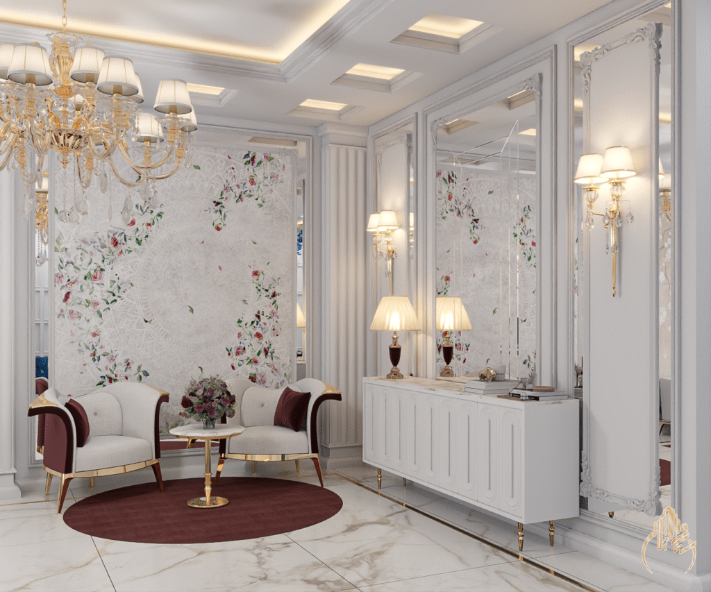 طراحی دیزاین پذیرایی کلاسیک