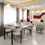 طراحی دکوراسیون داخلی پذیرایی و نشیمن